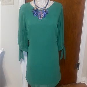 Sweet Pea Green Shift Dress